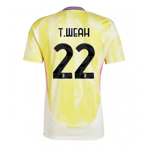 Juventus Timothy Weah #22 Udebanetrøje 2024-25 Kort ærmer